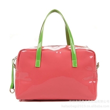 2013春夏最新款时尚糖果色化妆包手提斜挎多用女包