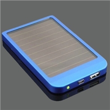 厂家直销5000毫安足量太阳能移动电源晒太阳就充满电的充电宝