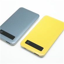 4000毫安移动电源超薄全金属移动电源手感触摸屏
