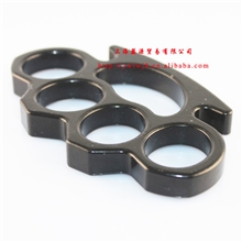 拳扣铁手扣拳套铁拳头铁四指虎铁拳环黑色加厚武术用品批发