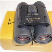 批发定做樱花30X60双筒望远镜蓝膜红膜高清微光夜视