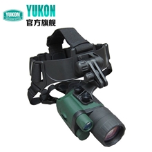 YUKON育空河3x42高倍高清头戴红外微光夜视仪头盔24126