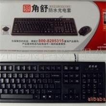 双飞燕圆角舒KR-8572防水光电键鼠套装PS/2接口