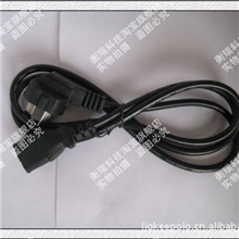 1.1米主机电源线0.75平方电脑电源线主机连接线显示器电源线