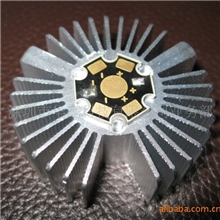 深圳常规直径53mmLED太阳花散热器3W~9W筒灯散热器