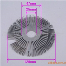 供应LED筒灯埋地灯用散热器直径120mm内径27mm