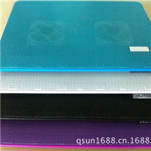 （厂家直销）笔记本散热垫，新款USB散热器Q13，双风扇大风量超薄