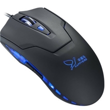 幸福鸟品牌游戏鼠标厂家直销,超炫发光鼠标五键变速