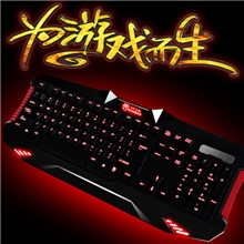 高端背光键盘手感一流性能强劲耐久使用原装金贝诗X9游戏键盘