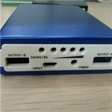 （双USB输出外壳）移动电源外壳、铝合金电源外壳外壳厂家