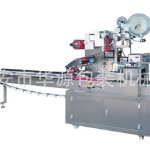 厂家供应JBK400型湿巾贴标打孔打码自动包装机多片湿巾包装机
