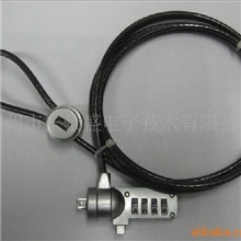 生产批发笔记本电脑锁密码锁黑色绳带箱包扣机械锁多样款式