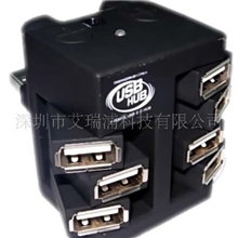 厂家大量供应USBHUB，旋转7口HUB，电子礼品