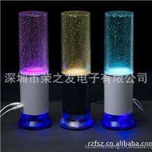 新奇特水舞音箱触摸喷水音响灯充电式触摸水音响灯LED灯水柱