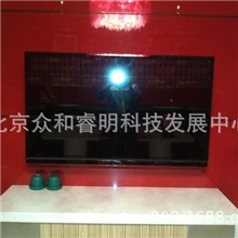 粘贴式KTV电视保护屏定做50寸液晶卫士电视钢化玻璃罩