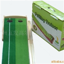 供应实木推杆练习器，塑料推杆练习器，原木色推杆练习