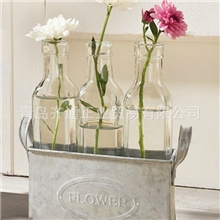 zakka玻璃瓶水培瓶套装桌面摆件zakka套三款家居饰品