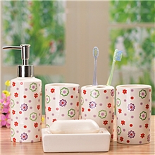 优美家卫浴五件套批发_（花纹）中国风系列小碎花