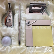 高尔夫商务礼品高尔夫名片座高尔夫便签纸座高尔夫笔插座