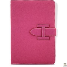 苹果ipad4/3/2保护套可插卡手腕皮套爱马仕休眠皮套荔枝纹套