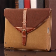 批发ipad4保护套ipad2皮套旋转360度支架纽扣休眠壳