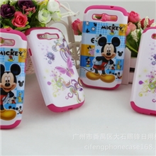 厂家直销I9300手机保护套二合一手机壳批发/生产厂家