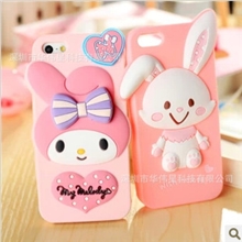 韩国iphone55S4S手机壳硅胶KT猫苹果手机壳美乐蒂手机保护套4