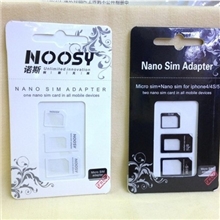 SIM卡套NOOSYiphone44s卡贴iphone5Nanosim还原卡套