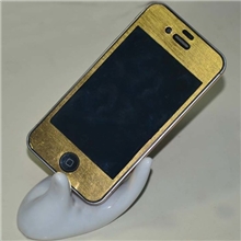 最新款手机膜批发拉丝土豪金5/5s土豪金手机膜iphone4/4s爆款