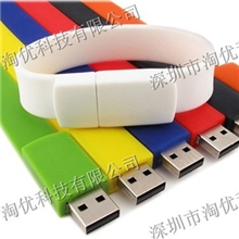 供应硅胶手腕u盘腕带u盘1G2G4G批发手镯U盘