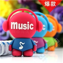 淘优正品u盘批发卡通u盘音乐人4g8g特价包邮厂家小额批发