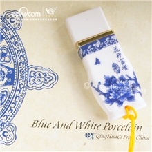 经典国粹青花陶瓷U盘中国风青花瓷U盘创意礼品U盘印字订制logo