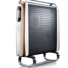 艾美特电暖器HX2427RI复合型快热汀取暖器理疗加湿盒带衣架