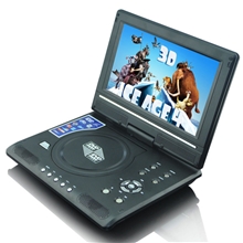 厂家供应【月销3万】出口热卖黑色高清移动DVD学习机9寸