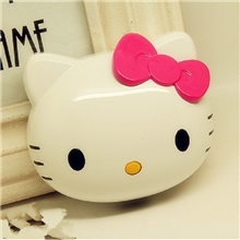 批发卡通HELLOKITTY移动电源猫头手机充电宝8000mAh移动电源