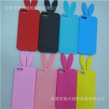 供应卡通iphone5兔子耳朵硅胶套时尚iphone5兔子耳朵硅胶套
