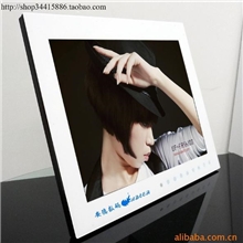 供应15寸钢化玻璃数码相框,7到19寸电子相框礼品