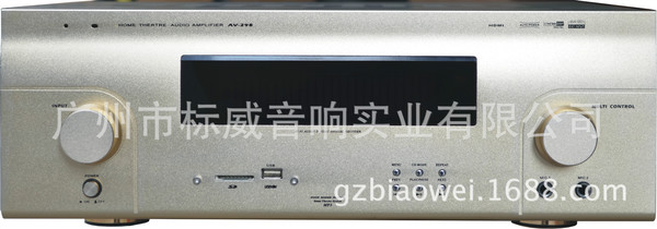 厂家直销大功率5.1声道带HDMI高清解码功放机标威牌AV-298