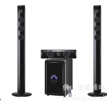 经典5.1家庭影院，时尚功放低音炮音柱D-010