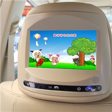 丰田RAV4专车专用头枕显示器7寸高清数字屏标配带游戏手柄