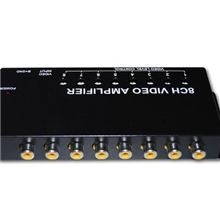 车载AV视频分配器视频放大器一出八一进八出