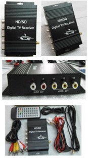 厂家直销，DVB-T车载数字电视机顶盒,移动数字电视接收器