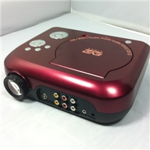 多功能超实惠便携式DVD投影机低价位多功能家庭影院DVD投影机