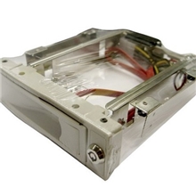 象牙白DVR安防工控点歌机光驱位3.5寸硬盘抽取盒支架车载播放机