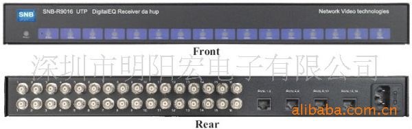 供应SNB-R8016模块式16路有源双绞线传输器