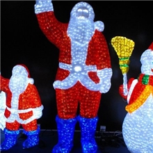LED圣诞雪人造型灯