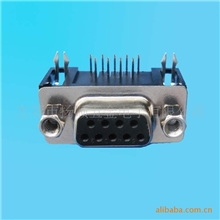 供应D-SUBDR9传统母90度插板式锁合