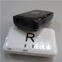 批时尚钢琴烤漆迷你蓝牙音频发射器/立体声适配器电视/MP3伴侣