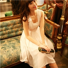 韩版知性小礼服批发两穿显瘦型知性雪纺小礼服S/M/L