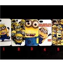 苹果iphone5外壳神偷奶爸保护壳iphone4s卡通手机套小黄人硬壳